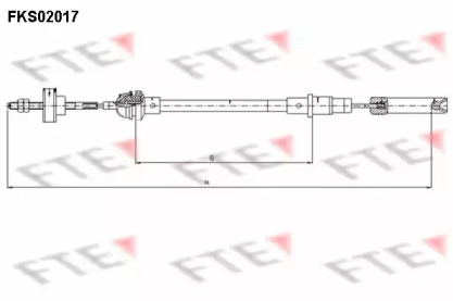 Трос FTE FKS02017