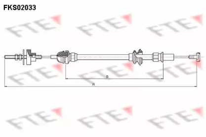 Трос FTE FKS02033