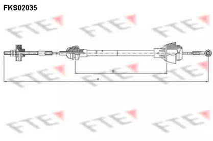 Трос FTE FKS02035