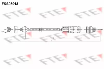 Трос FTE FKS05018