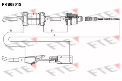 Трос FTE FKS09018