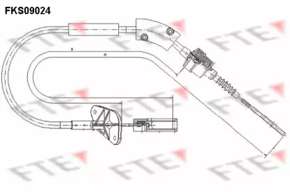 Трос FTE FKS09024