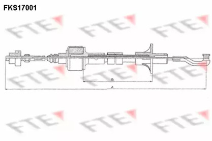 Трос FTE FKS17001