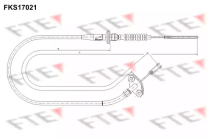 Трос FTE FKS17021