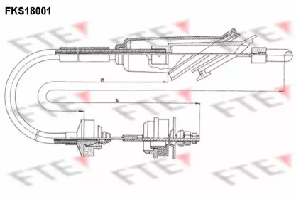 Трос FTE FKS18001