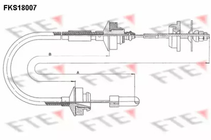 Трос FTE FKS18007