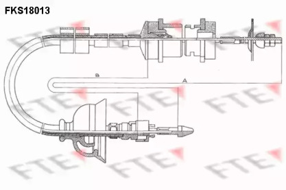 Трос FTE FKS18013