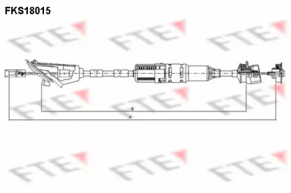 Трос FTE FKS18015