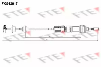 Трос FTE FKS18017