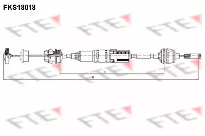 Трос FTE FKS18018