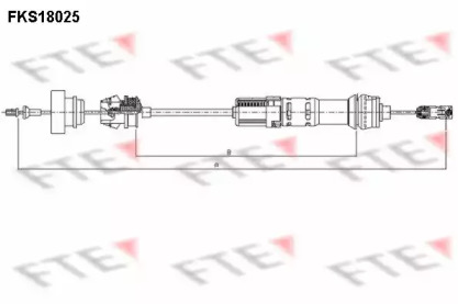 Трос FTE FKS18025