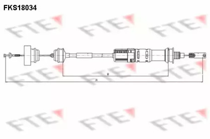 Трос FTE FKS18034