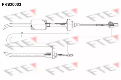 Трос FTE FKS20003