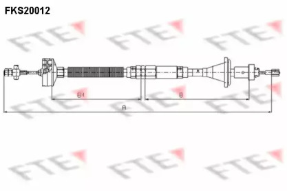 Трос FTE FKS20012