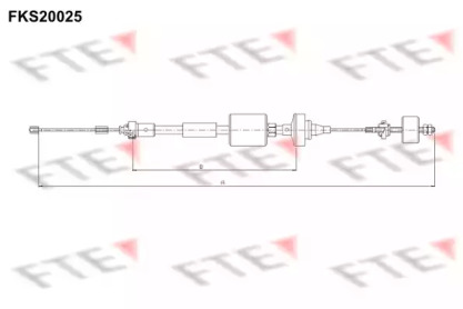 Трос FTE FKS20025