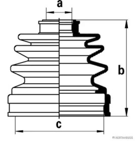 Комплект пыльника HERTH+BUSS JAKOPARTS J2862003
