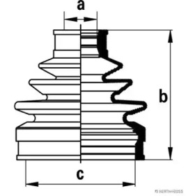 Комплект пыльника HERTH+BUSS JAKOPARTS J2880302