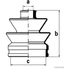 Комплект пыльника HERTH+BUSS JAKOPARTS J2884012
