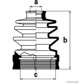 Комплект пыльника HERTH+BUSS JAKOPARTS J2888010