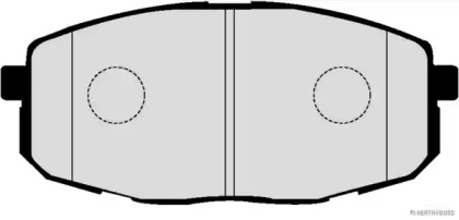 Комплект тормозных колодок HERTH+BUSS JAKOPARTS J3600330