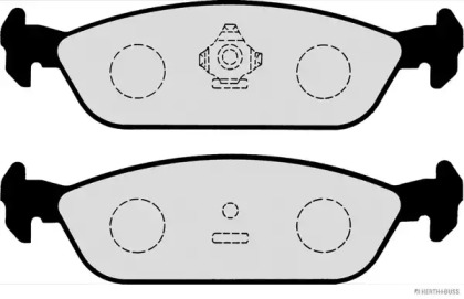 Комплект тормозных колодок HERTH+BUSS JAKOPARTS J3616000