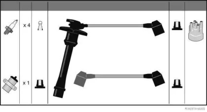 Комплект электропроводки HERTH+BUSS JAKOPARTS J5382020