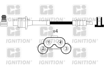 Комплект электропроводки QUINTON HAZELL XC878