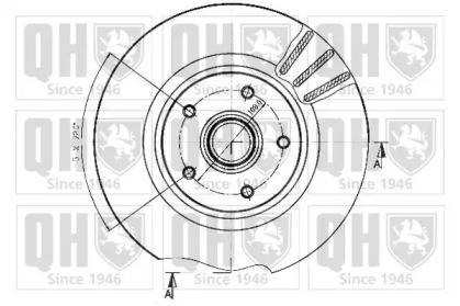 Тормозной диск QUINTON HAZELL BDC3459