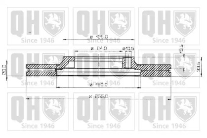 Тормозной диск QUINTON HAZELL BDC3598