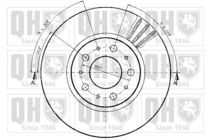 Тормозной диск QUINTON HAZELL BDC3912