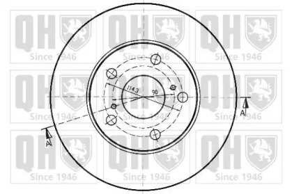 Тормозной диск QUINTON HAZELL BDC3926