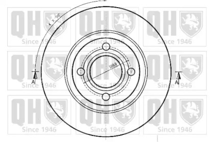 Тормозной диск QUINTON HAZELL BDC3934