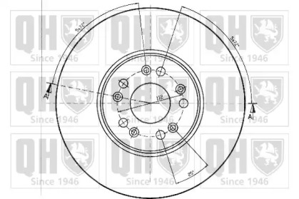 Тормозной диск QUINTON HAZELL BDC4378