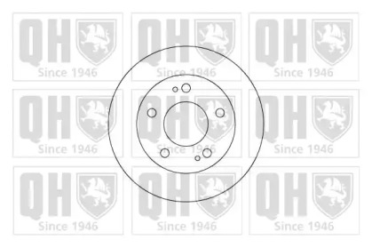 Тормозной диск QUINTON HAZELL BDC4384