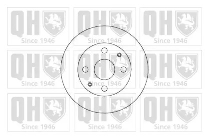 Тормозной диск QUINTON HAZELL BDC4593