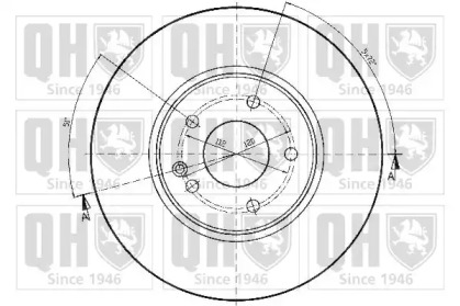 Тормозной диск QUINTON HAZELL BDC4776