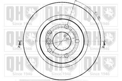 Тормозной диск QUINTON HAZELL BDC4800