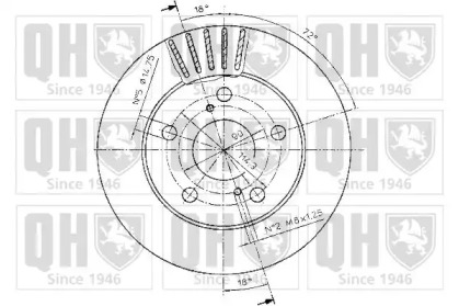 Тормозной диск QUINTON HAZELL BDC4849