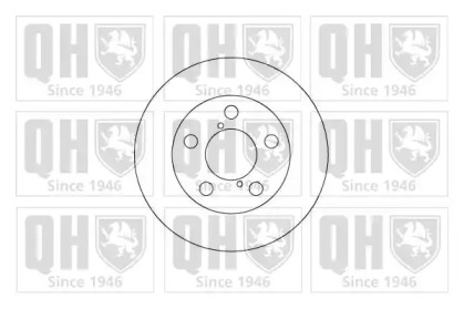 Тормозной диск QUINTON HAZELL BDC4958