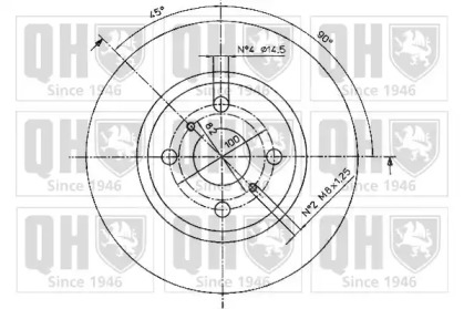 Тормозной диск QUINTON HAZELL BDC5084