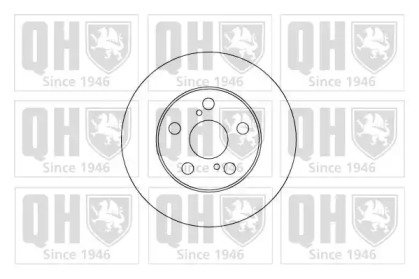 Тормозной диск QUINTON HAZELL BDC5088