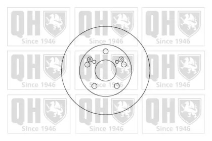 Тормозной диск QUINTON HAZELL BDC5093