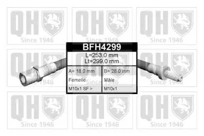 Шлангопровод QUINTON HAZELL BFH4299