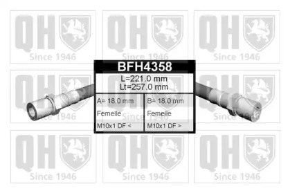 Шлангопровод QUINTON HAZELL BFH4358