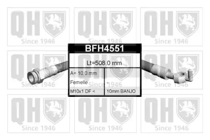 Шлангопровод QUINTON HAZELL BFH4551