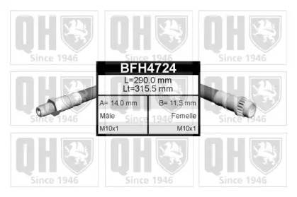 Шлангопровод QUINTON HAZELL BFH4724