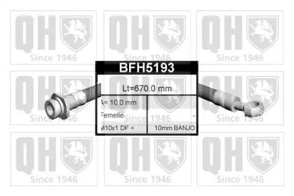 Шлангопровод QUINTON HAZELL BFH5193