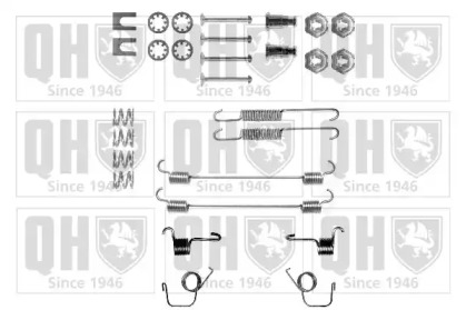 Комплектующие, тормозная колодка QUINTON HAZELL BFK247