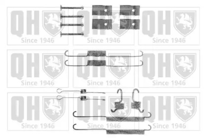Комплектующие, тормозная колодка QUINTON HAZELL BFK282