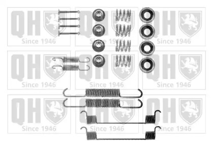 Комплектующие, колодки дискового тормоза QUINTON HAZELL BFK302